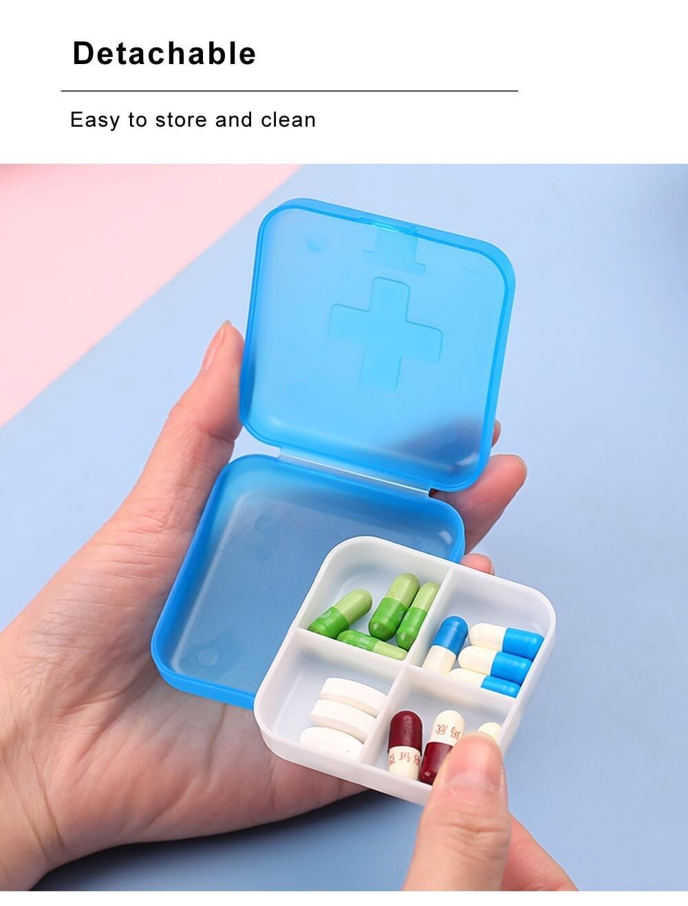 mini plastic pill organizer product display 7