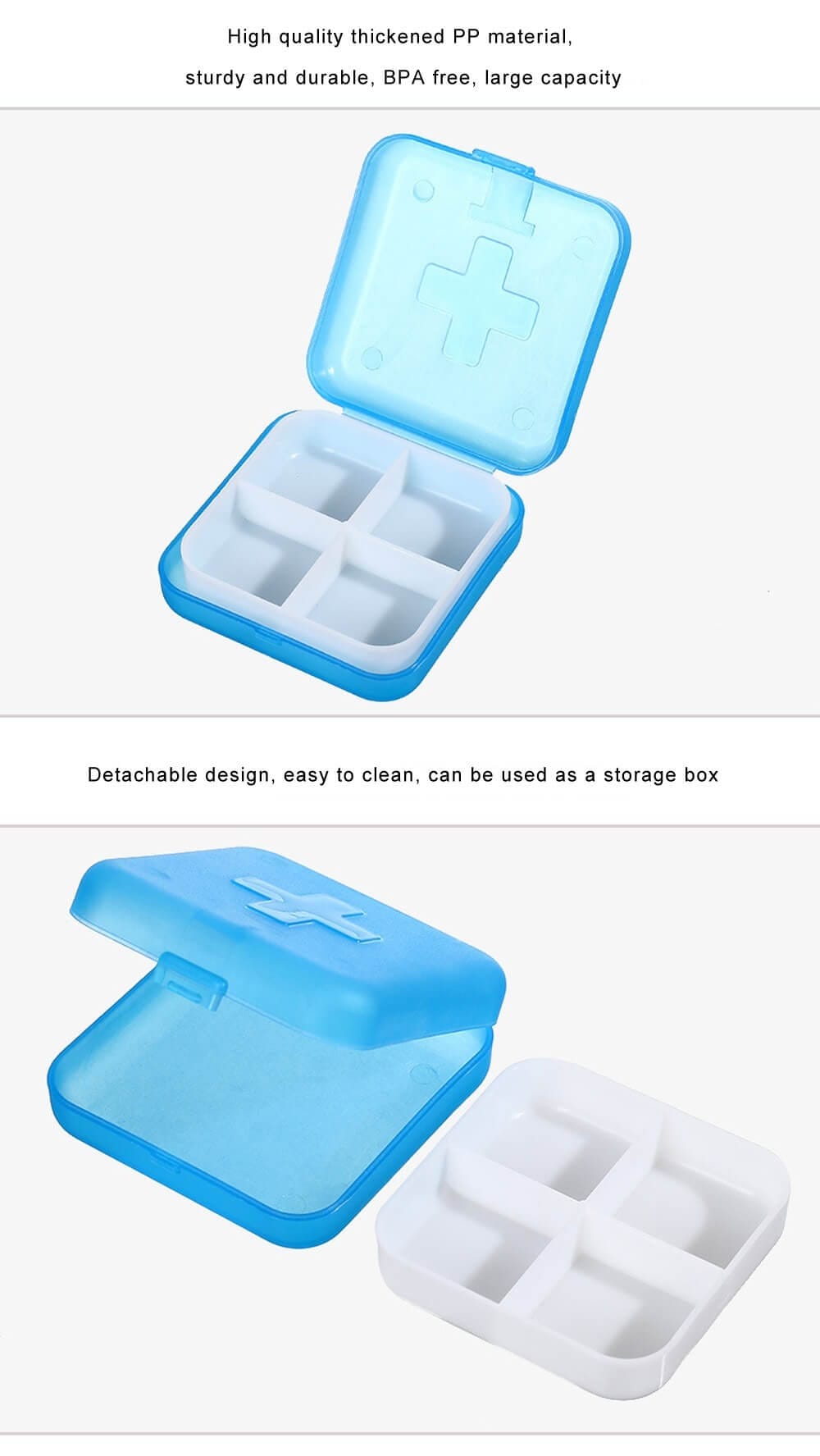 mini plastic pill organizer product display 9