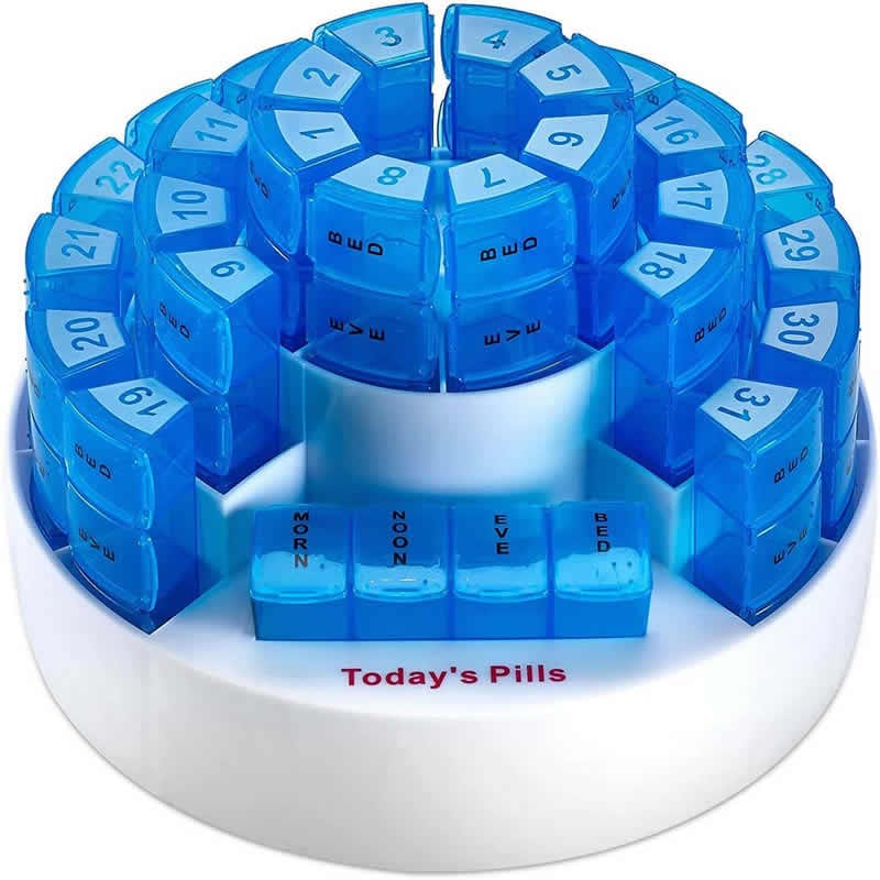 monthly pill organizer