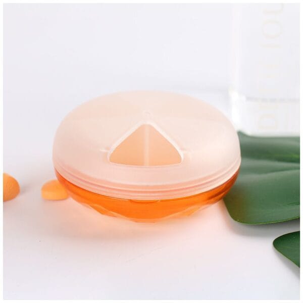 rotatable round pill organizer 6