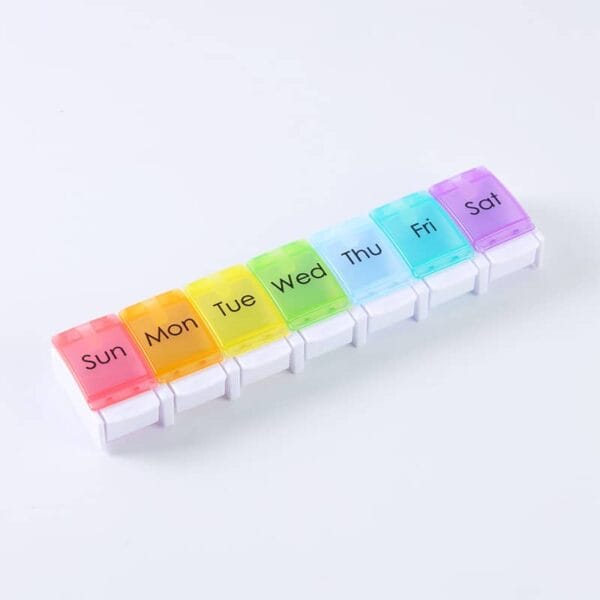 single push button pill box 2