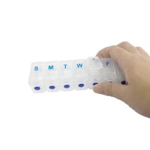 single push button pill organizer 1