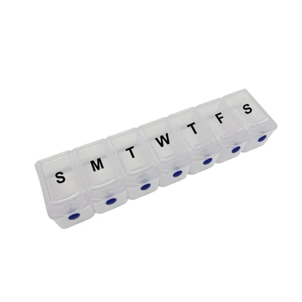 single push button pill organizer 4