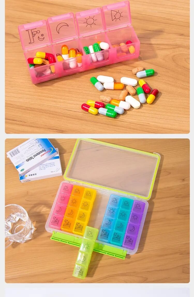 weekly pill organizer product display 8