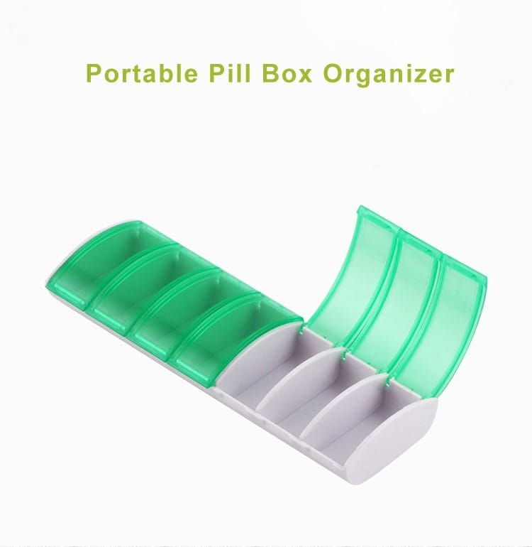 weekly plastic tablet container product display 1