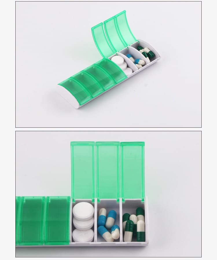 weekly plastic tablet container product display 6