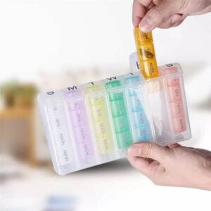 weekly pop up pill organizer 1