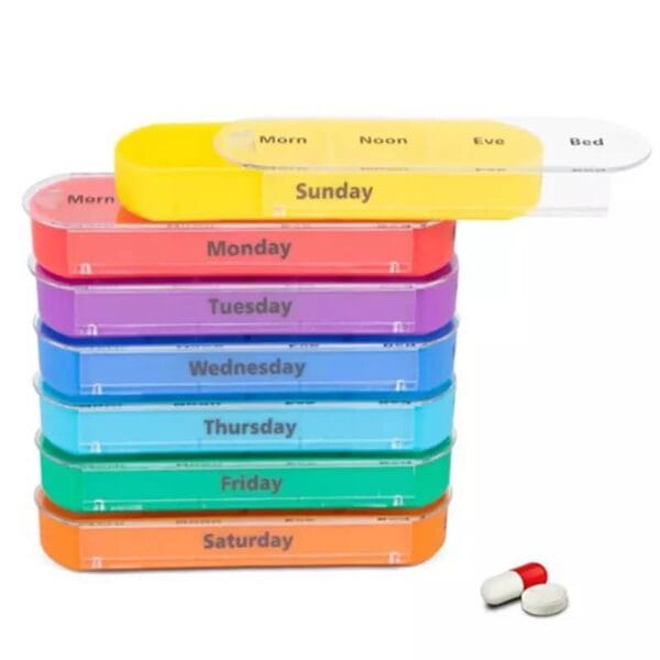 weekly wallet pill box 6