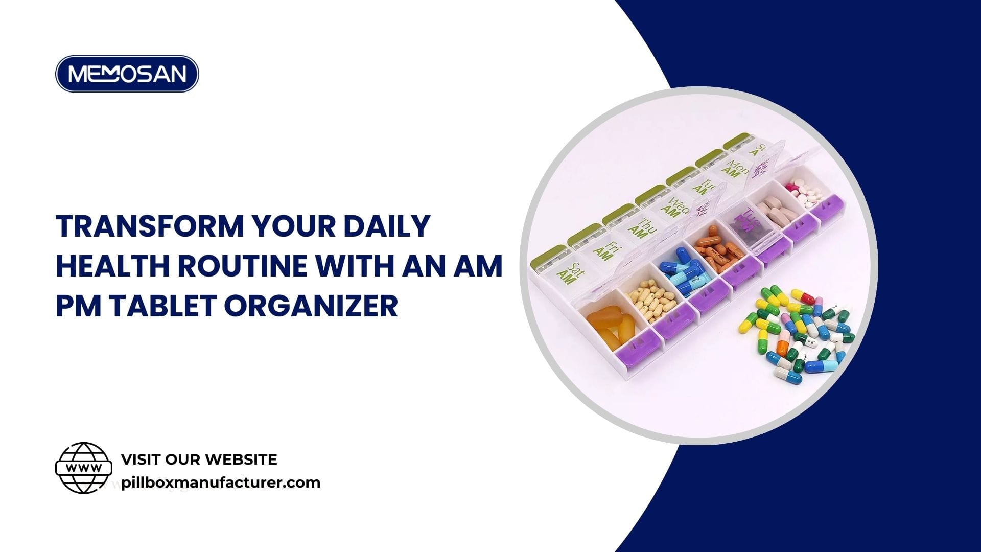 Transform Your Daily Health Routine with an AM PM Tablet Organizer