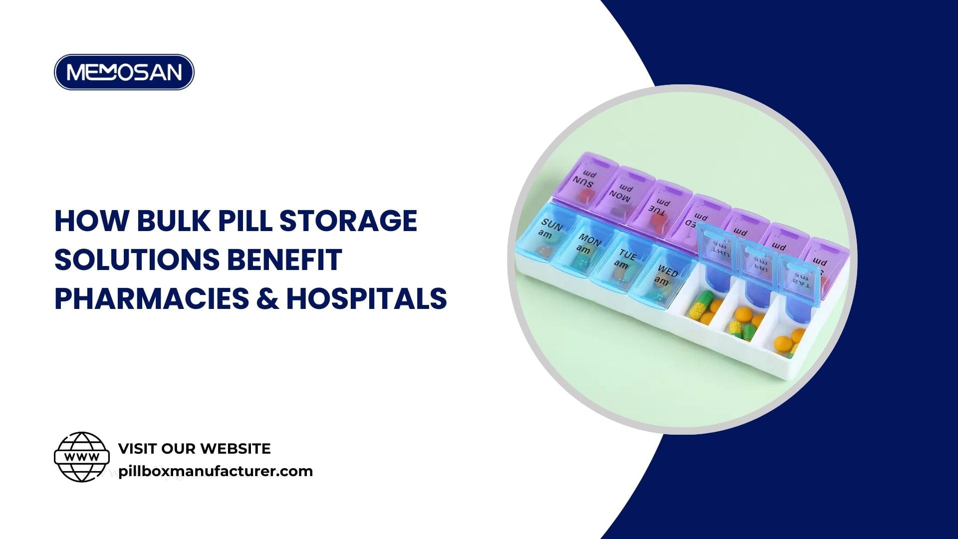 How Bulk Pill Storage Solutions Benefit Pharmacies & Hospitals