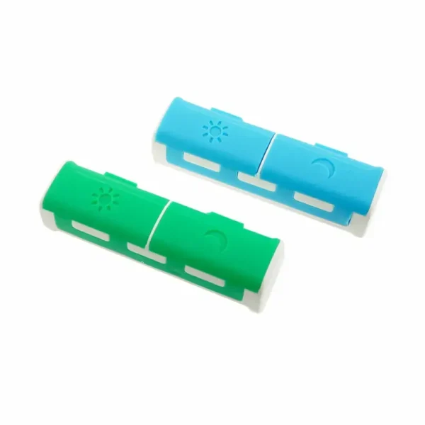 2 Compartment Daily Pill Box (4)
