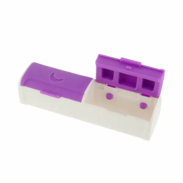 2 Compartment Daily Pill Box (5)