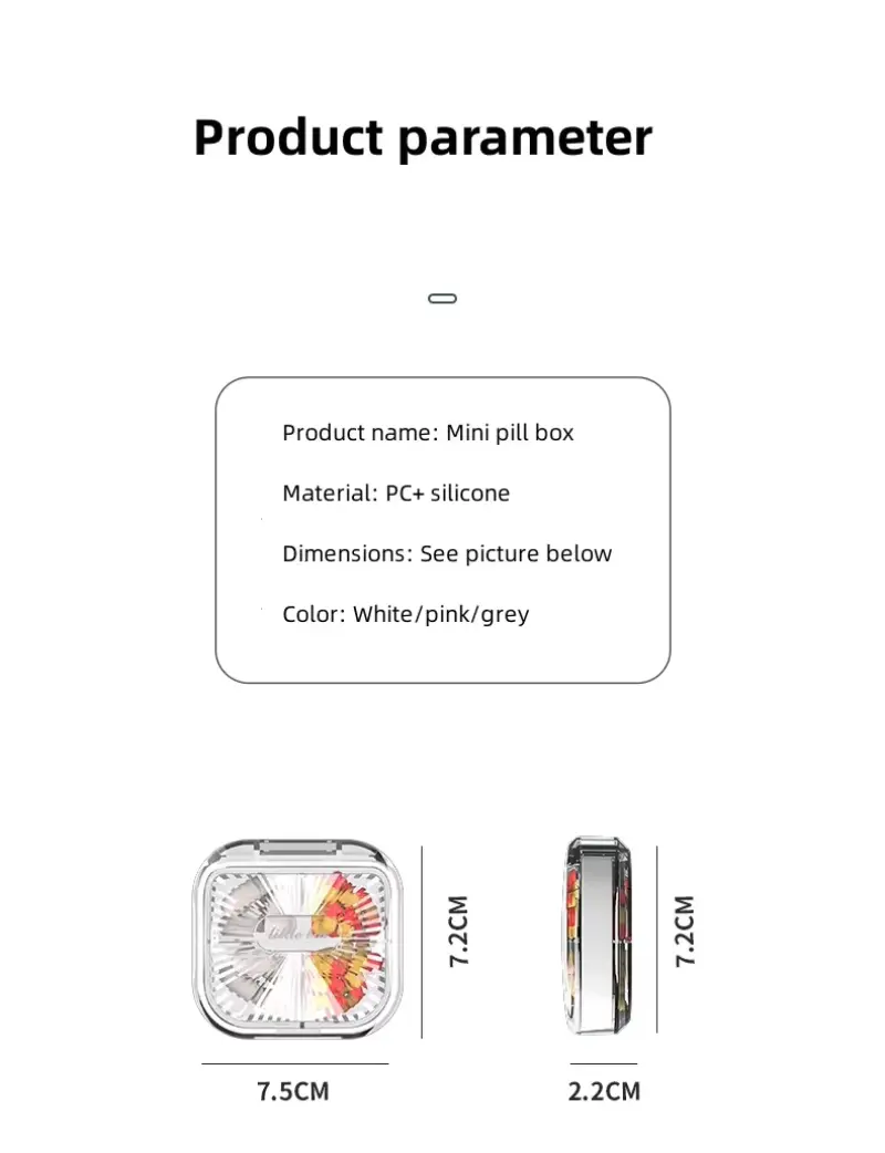 4 Compartment Pill Organizer (3)