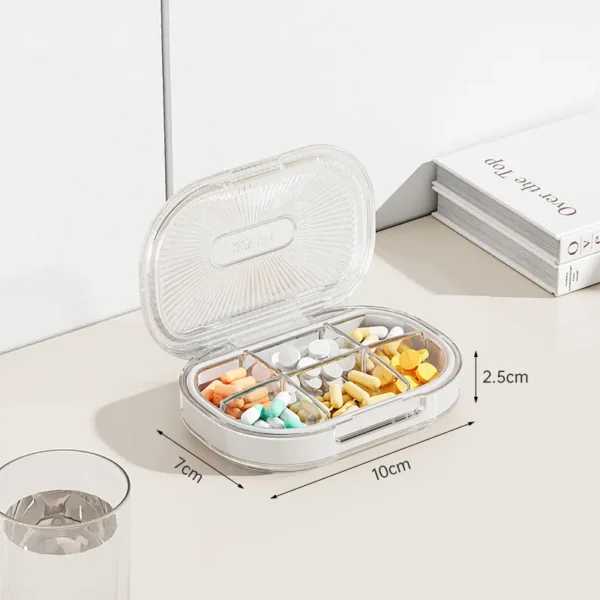 6 Compartment Pill Organizer (10)