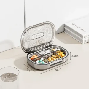 6 Compartment Pill Organizer (5)