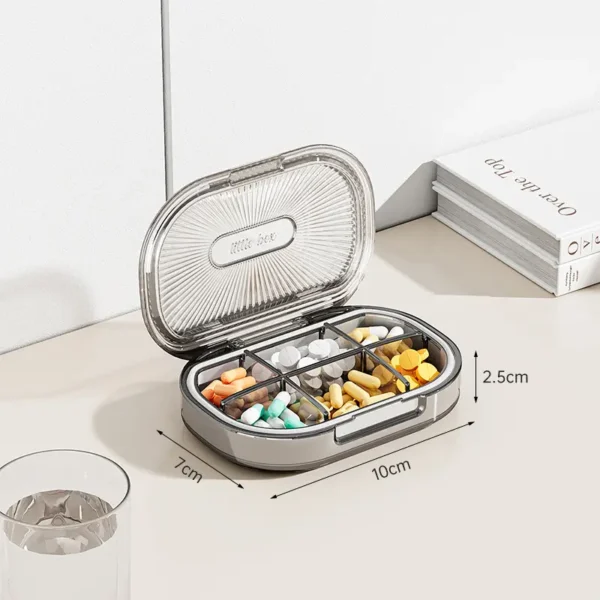 6 Compartment Pill Organizer (5)