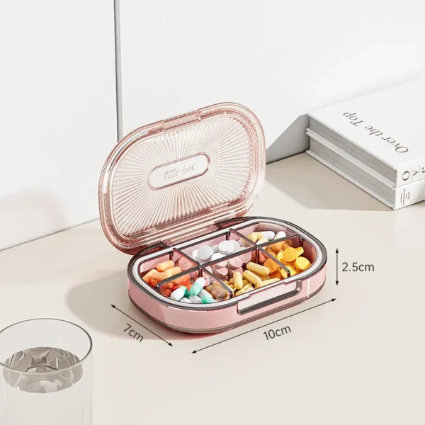 6 Compartment Pill Organizer (6)