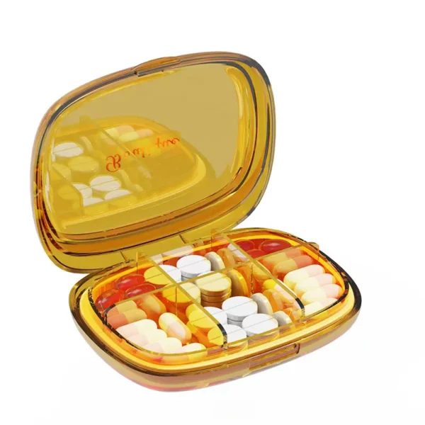 6 Compartment Travel Medicine Case (10)