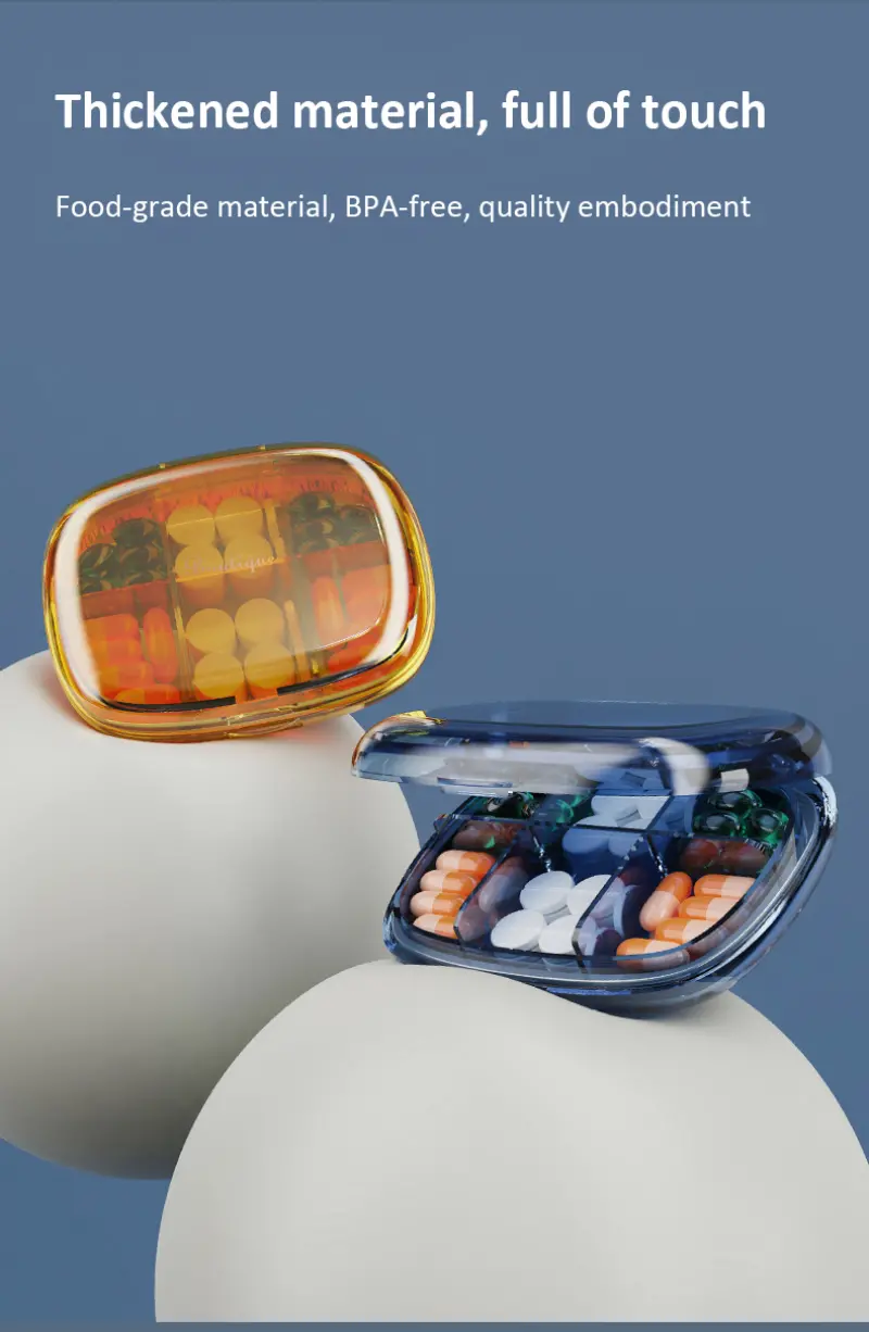 6 Compartment Travel Medicine Case (4)