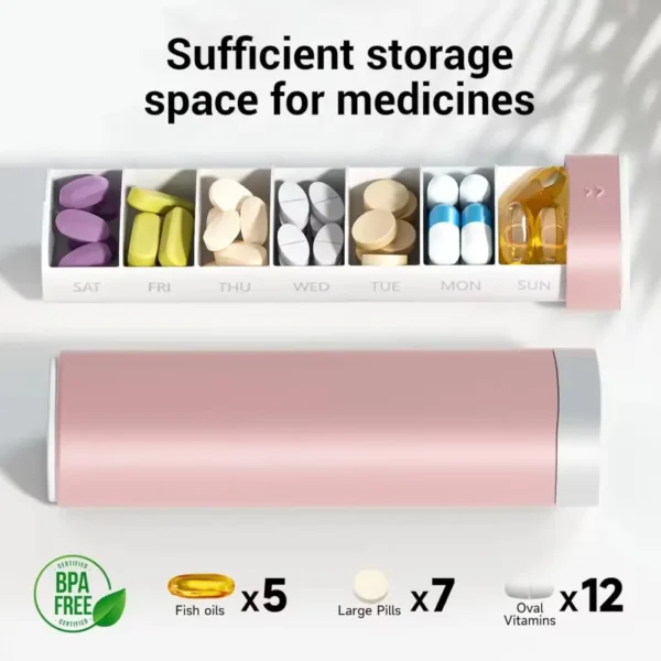 7 Day Travel Pill Organizer (2)
