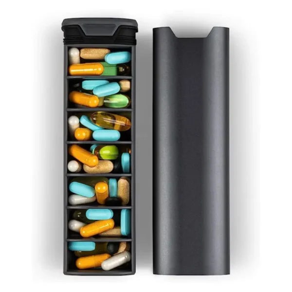 Aluminum Alloy Pill Organizer (4)