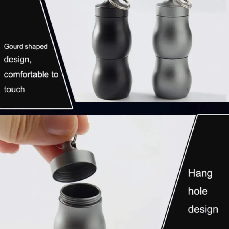 Keychain Medication Pill Box (3)