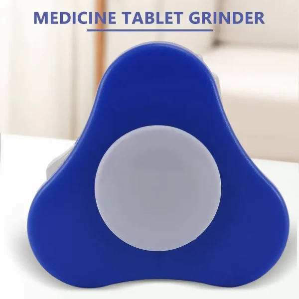 Pill Crusher Grinder Tablets Pills Crush Grind Powder Storage Box Cutter New Portable Tablet Crusher Grinder Multifunction (2)