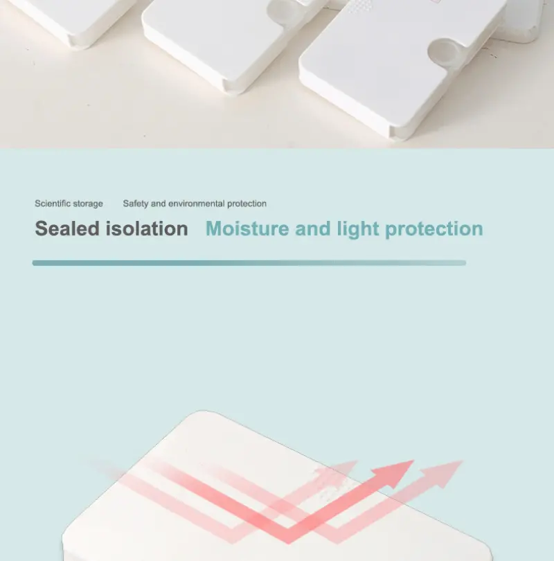 Portable Carry on Mini Pill Box Plastic Dispenser 6 Compartments Small Pill Box Weekly Pill Capsule Organizer (4)