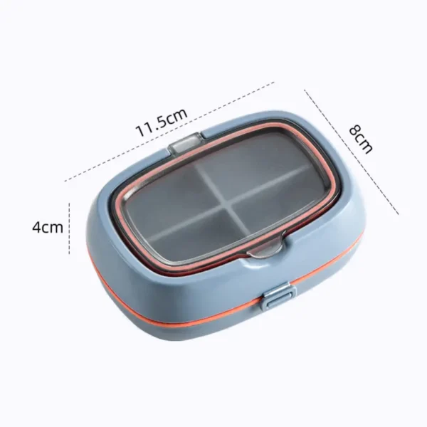 10 Compartment Pill Box with Double Seal (3)