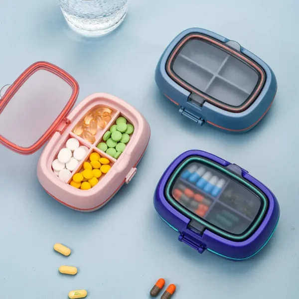10 Compartment Pill Box with Double Seal (7)