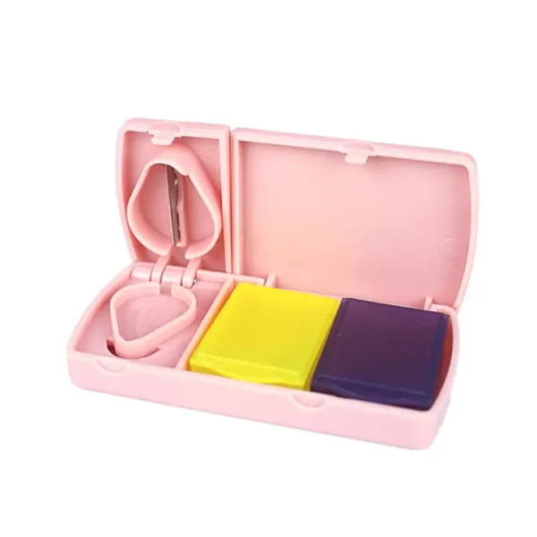 2 Compartment Pill Box with Pill Cutter (11)
