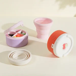 2 in 1 Folding Medicine Case with Water Cup (4)
