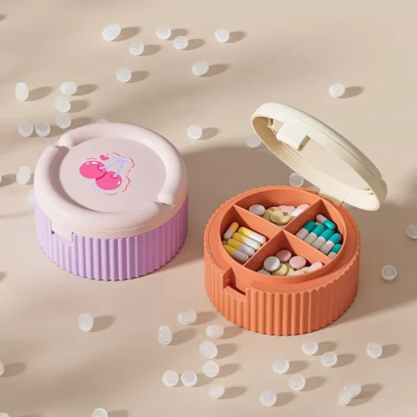 2 in 1 Folding Medicine Case with Water Cup (7)
