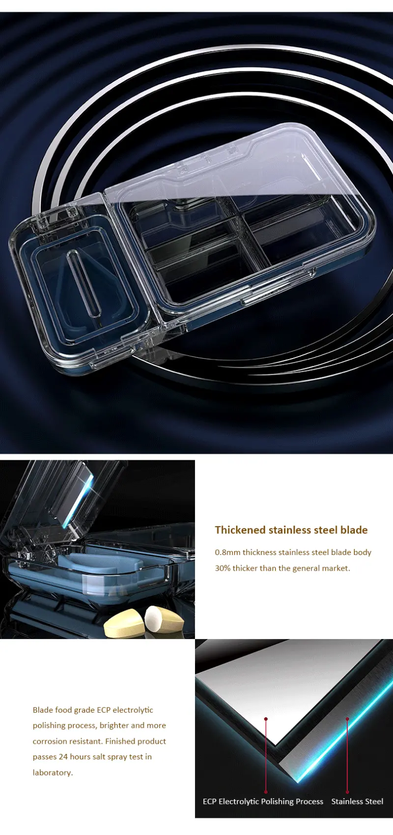 2 in 1 Pill Organizer with Cutter (2)