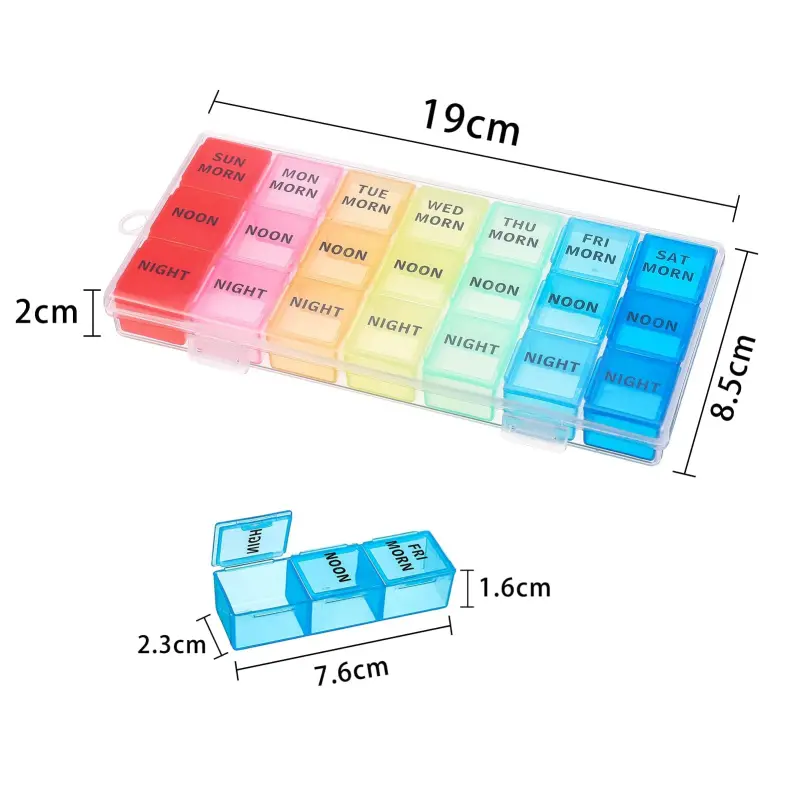21 Grid Weekly Pill Organizer BS0158J (1)