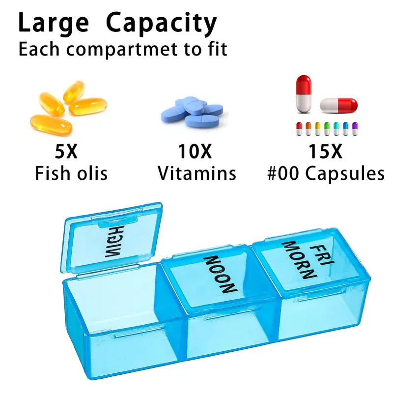 21 Grid Weekly Pill Organizer BS0158J (3)