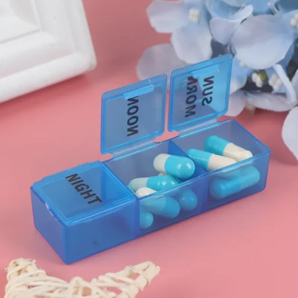 21 Grid Weekly Pill Organizer – Extra Large 7 Day Pill Box with Color (2)