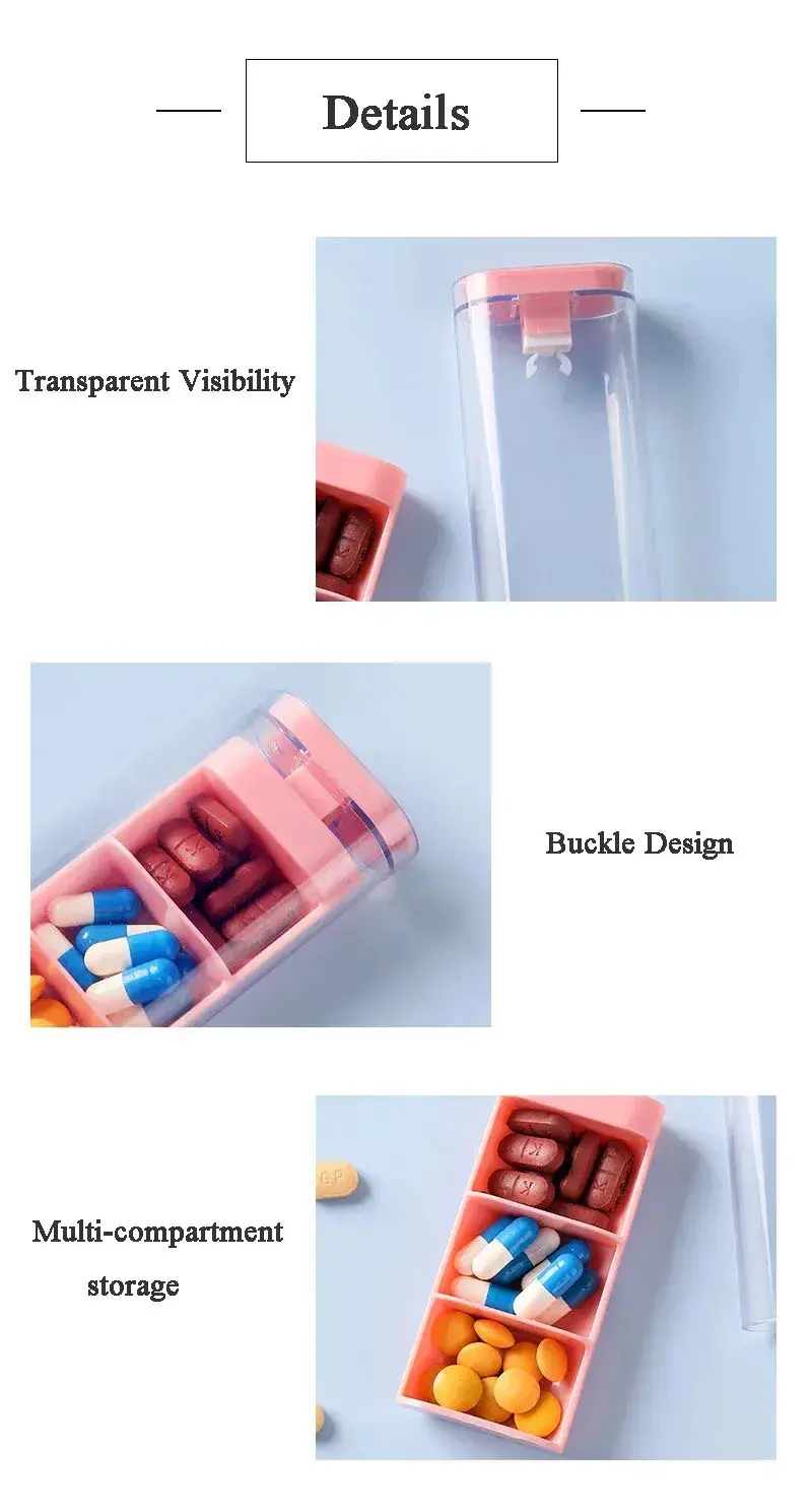 3 Layer Vertical Pill Organizer – BS1289J (13)