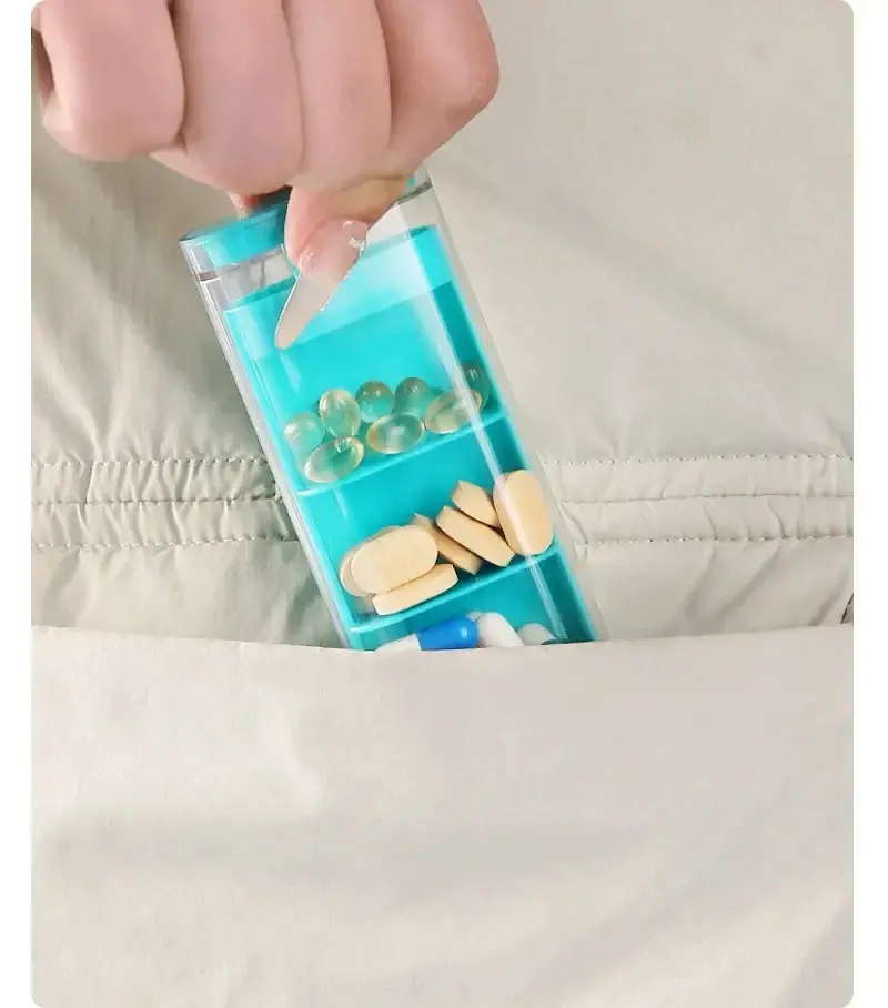 3 Layer Vertical Pill Organizer – BS1289J (15)