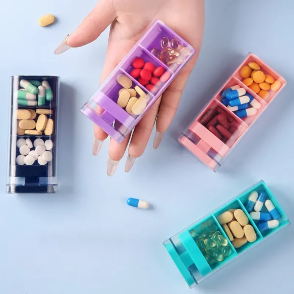 3 Layer Vertical Pill Organizer – BS1289J (2)