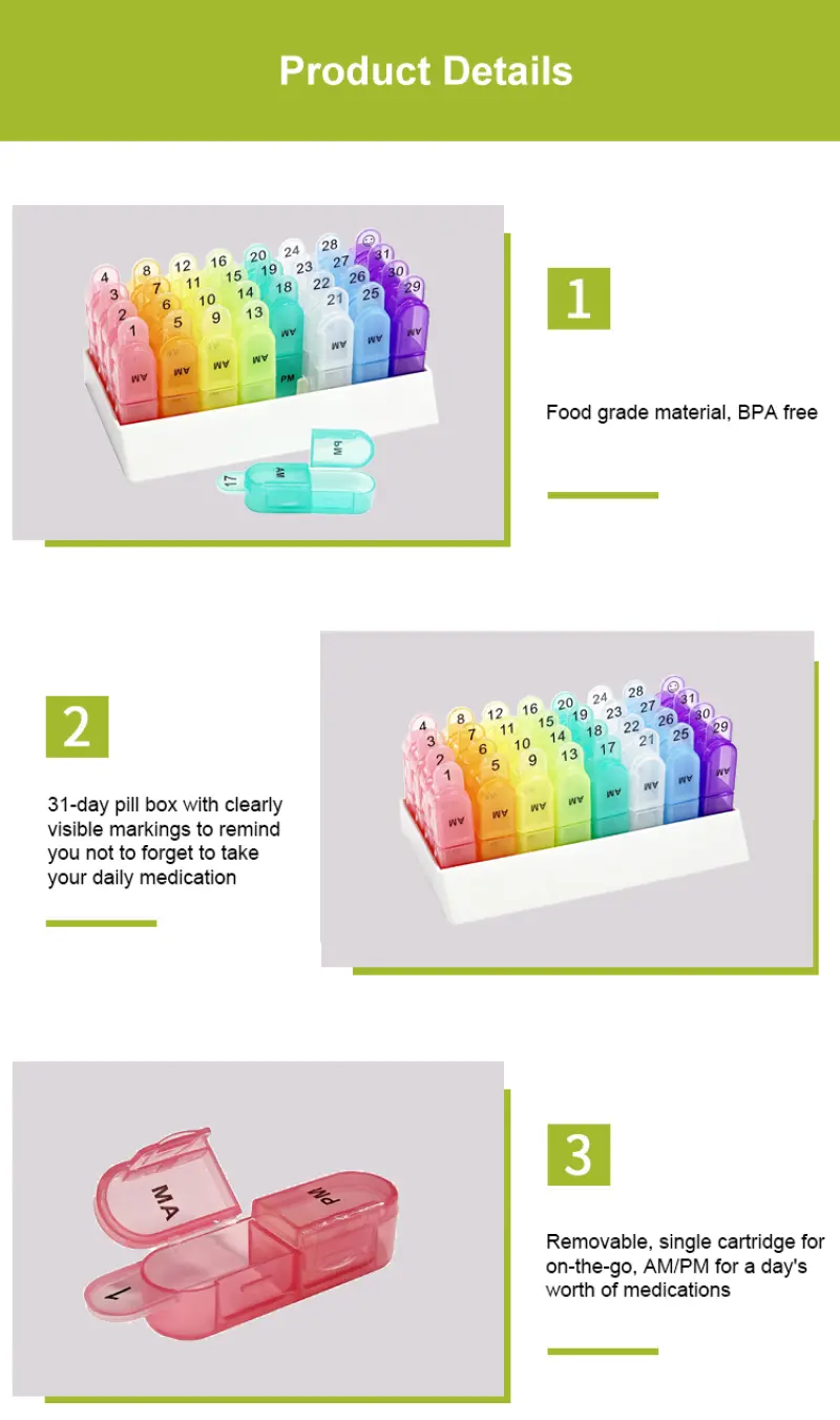 31 Day Monthly Pill Organizer (4)