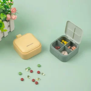 4 Compartment Compact Pill Case (2)