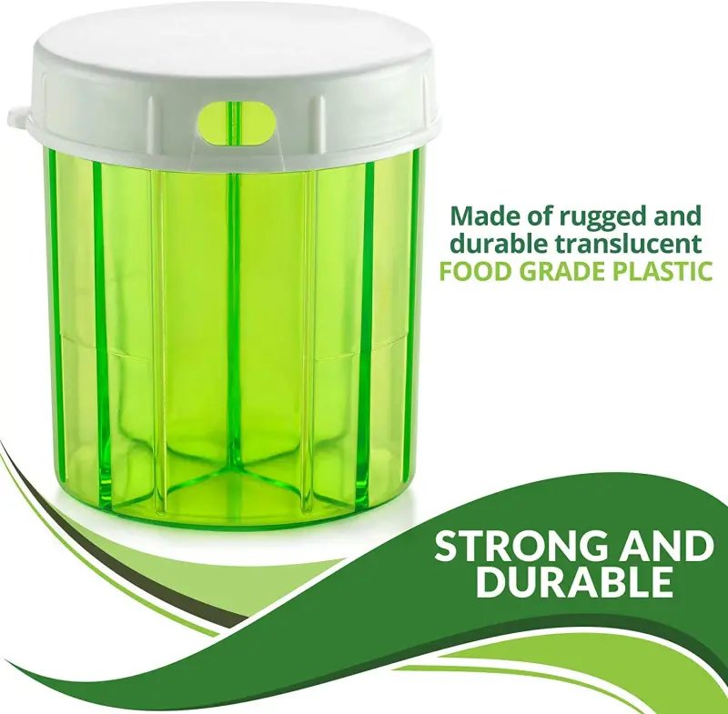 4 Compartment Pill Organizer with Rotating Lid (1)