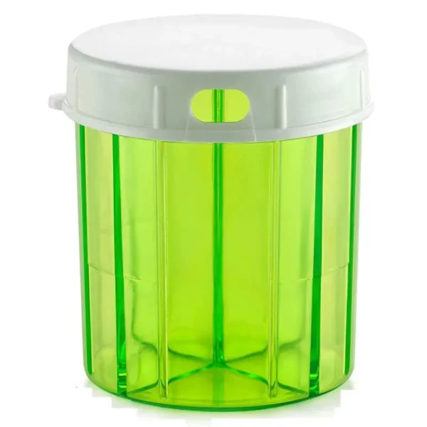 4 Compartment Pill Organizer with Rotating Lid (1)