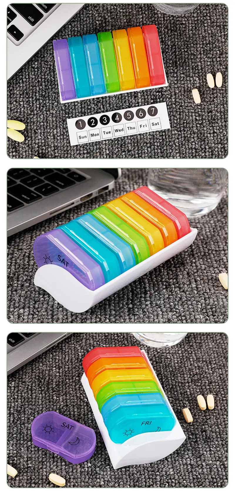 7 Day AMPM Pill Organizer (5)