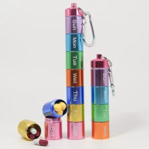 7 Day Aluminum Alloy Pill Organizer (11)