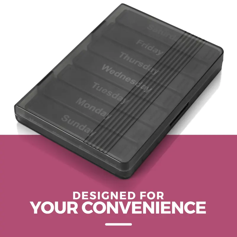 7 Day Medicine Box with 4 Daily Compartments (4)