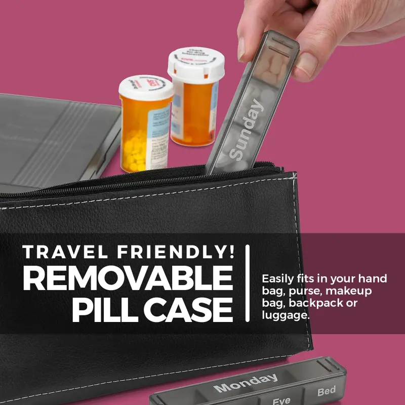 7 Day Medicine Box with 4 Daily Compartments (6)