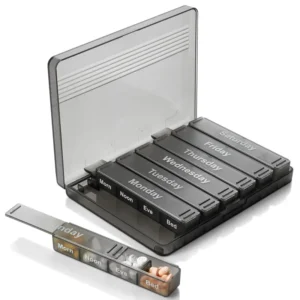 7 Day Medicine Box with 4 Daily Compartments (8)