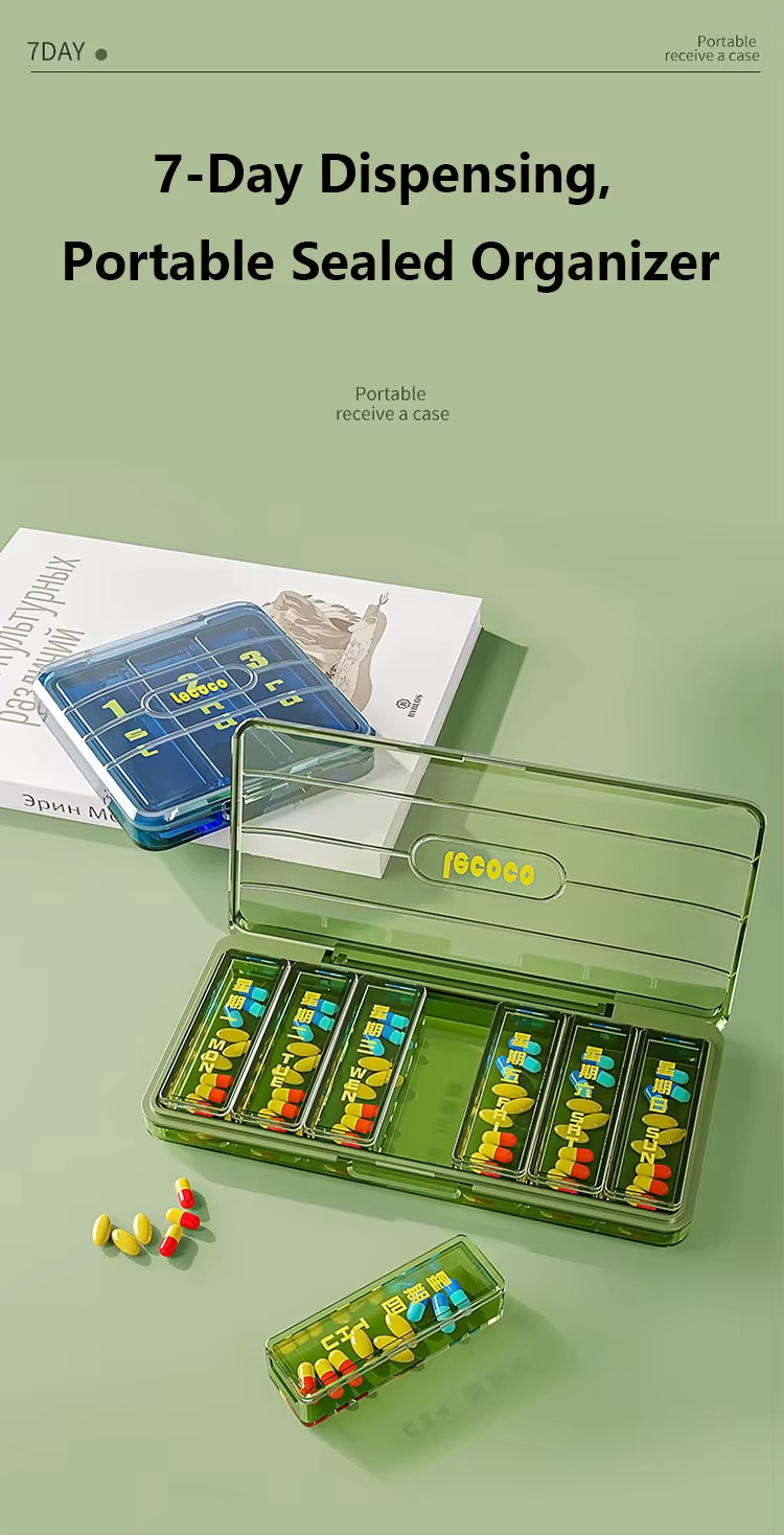 7 Day Pill Organizer with 3 Times A Day 0101004 (1)